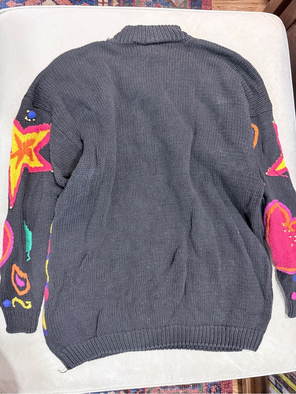 Vintage 80s Golden Girls Colorful Sweater 2X - Picture 5 of 5